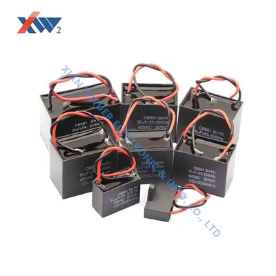 High Quality 500V AC 8 UF±5% CBB61 Metallized Polypropylene Film Dielectric Capacitor