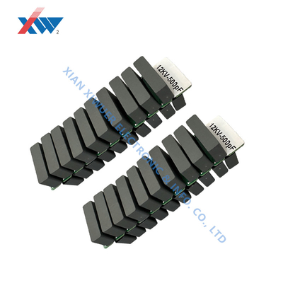 Plastic Film Capacitor 12kV 500pF Covered With Metallic Electrodes With High Insulation Impedance