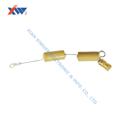 24kVAC High Frequency 24KV 80pF Ceramic Core Rod Capacitor High Voltage Ceramic Capacitor With Lead