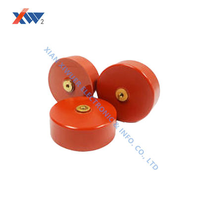 Door handle capacitor with leadless press-fit series structure
