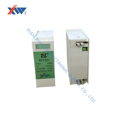 Buon prezzo SPD MYS5 40kA 75V Dispositivo di protezione contro le sovratensioni IP20 Per la protezione della potenza di comunicazione 48V sistema di corrente continua in linea