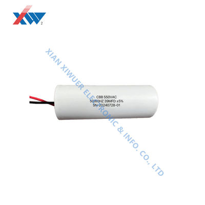 Buon prezzo Condensatore ad impulsi ad altissima tensione 550V AC 78μF con filo conduttore in linea