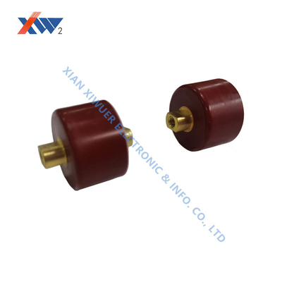 Cylindrical Ultra High Voltage Ceramic Capacitors 20kV 2000pF High Voltage Doorknob Capacitor